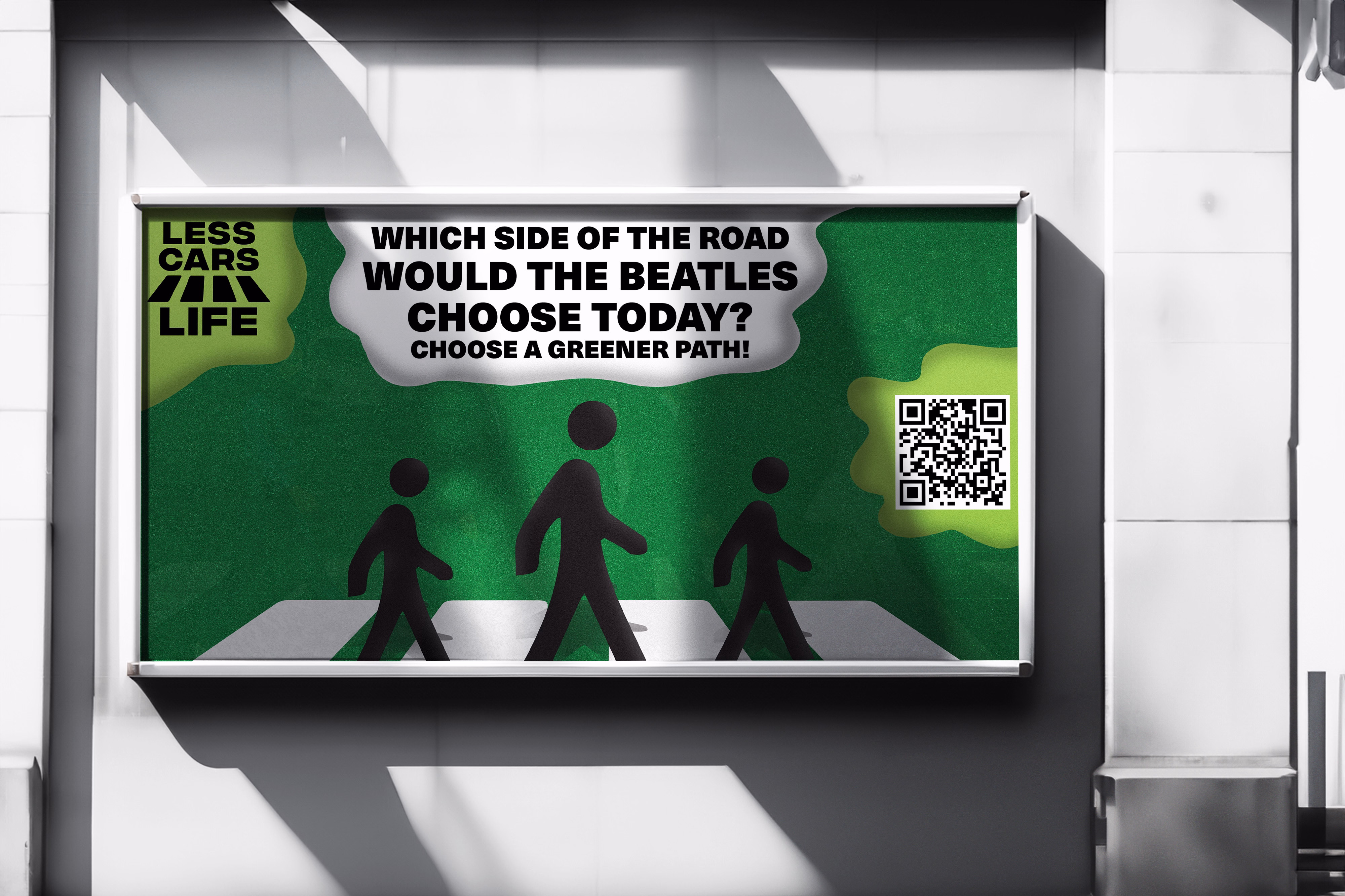 Less Cars Equals Life Visual 4